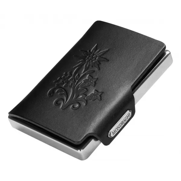  Geldbörse MONDRAGHI Silhouette Edelweiss SCHWARZ 