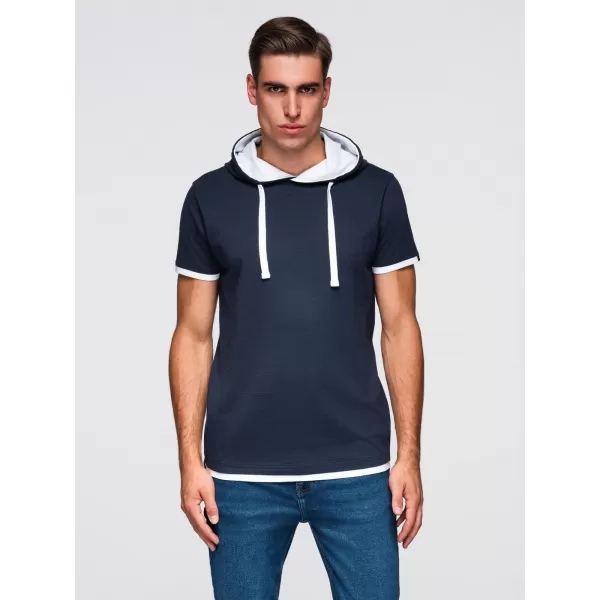  Herren-T-Shirt OMBRE OM-TSCT-0256 MARINEBLAU 