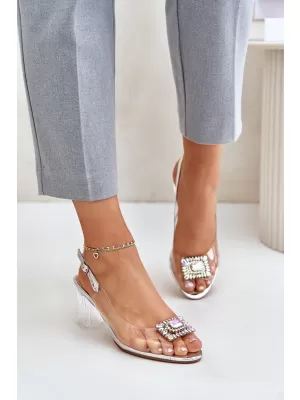Damensandalen S.BARSKI MR42-031 SILBER