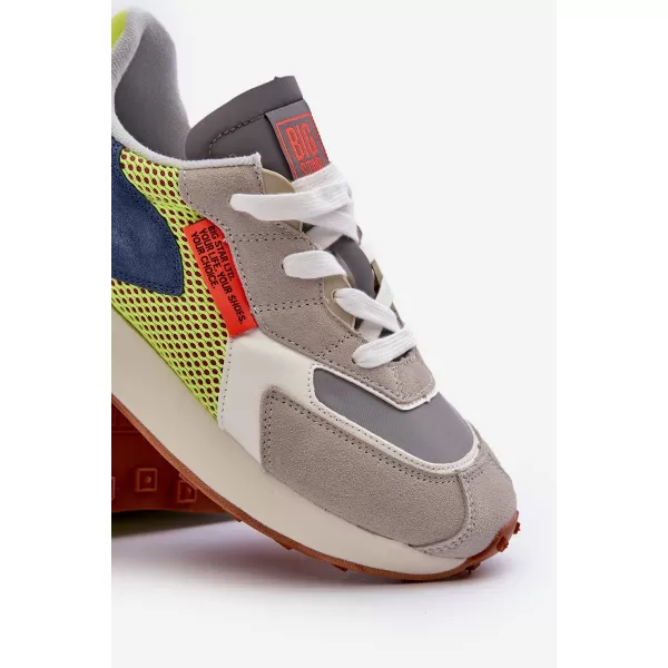  Herren-Sneaker BIG STAR NN174344 GRAU Big Star Shoes 