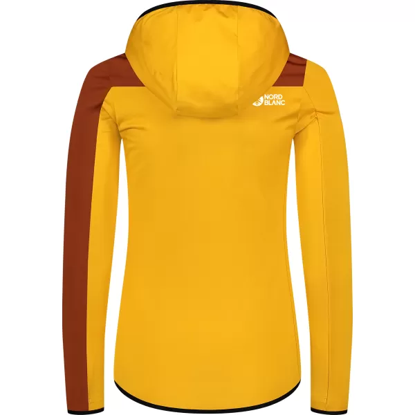  Powerfleece-Sweatshirt für Damen NORDBLANC RIVA NBWFL8292 BERNSTEIN 