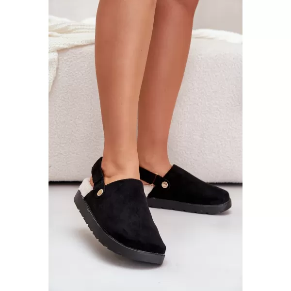  Damenhausschuhe BOTO LINNEOLA 34719 SCHWARZ 