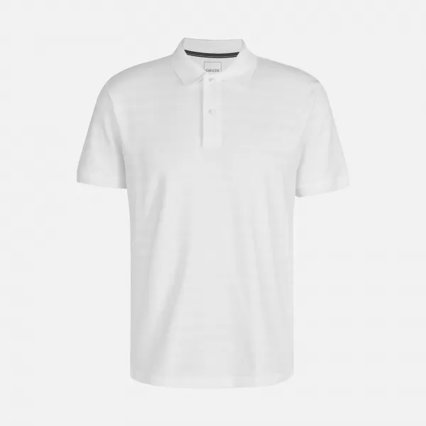  Herren-T-Shirt GEOX G012221 WEIß 