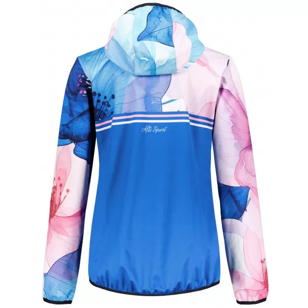  Premium-Softshelljacke für Damen ALTISPORT VOJ/ALW117JACK01 BLAU/ROSA 