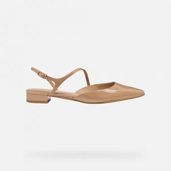  Ballerinas für Damen GEOX GISELDA15 G013213 HELLBRAUN 