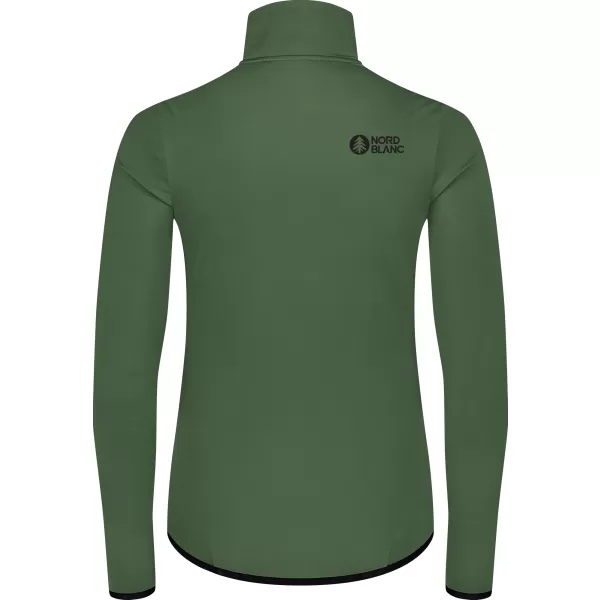  Powerfleece-Sweatshirt für Damen NORDBLANC SEDGE NBWFL8291 GRÜN 