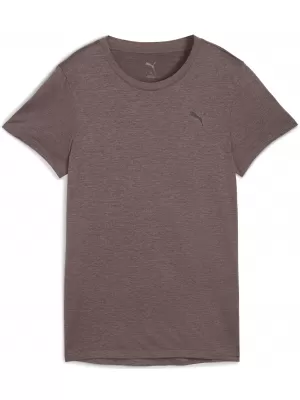 Damen-T-Shirt PUMA W TAD ESSENTIAL HEATHER TEE 525891-88 ROSINENHEIDE