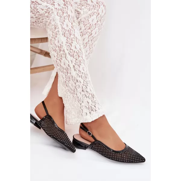  Ballerinas für Damen BOTO PATOU 42008 SCHWARZ 