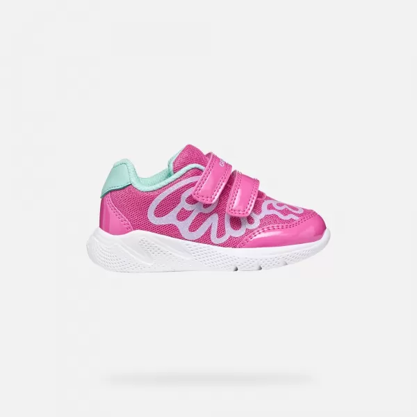  Mädchen-Sneaker GEOX SPRINTYE B654TA0GNHHC8471 ROSA 