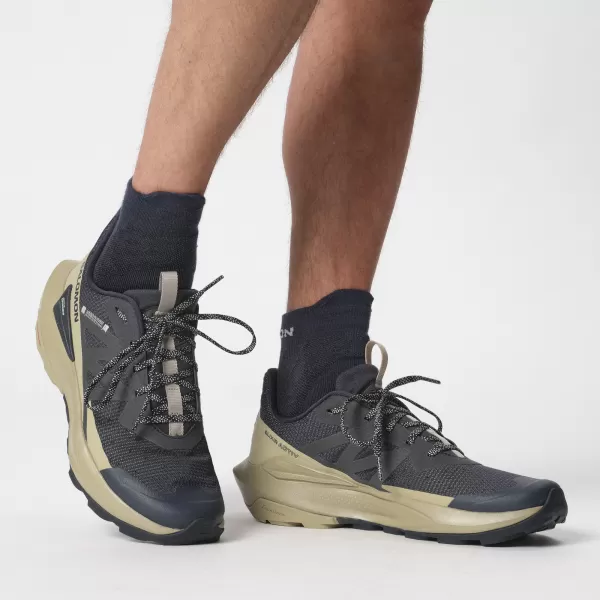  Herrenschuhe SALOMON ELIXIR ACTIV L47455300 CARBON/SCHIEFERGRÜN/GLETSCHERGRAU 