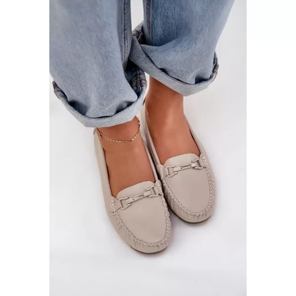  Damenmokassins S.BARSKI LR51-547 BEIGE 
