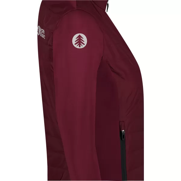  Sportjacke für Damen NORDBLANC HINTER NBWJL8361 BURGUND 