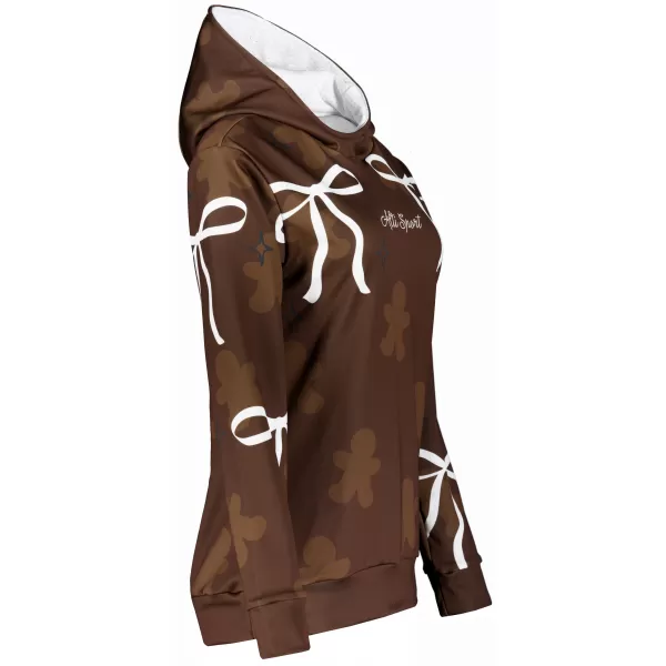  Premium-Weihnachts-Sweatshirt für Damen ALTISPORT VOJ/ALWVN10MI01 BRAUN 