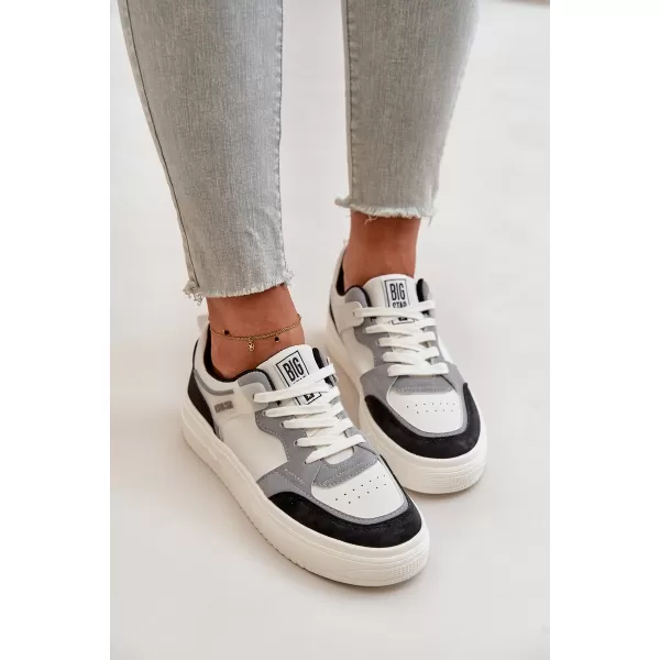  Damen-Sneaker BIG STAR OO274028 WEISS Big Star Shoes 