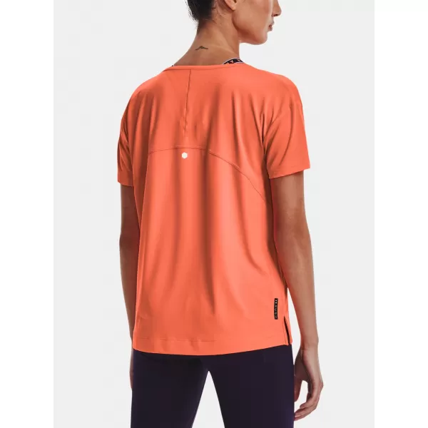  Damen-T-Shirt UNDER ARMOUR UA RUSH ENERGY SS ORANGE 