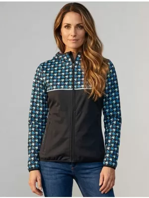 Premium-Softshelljacke für Damen ALTISPORT VOJ/ALW048JACK01 SCHWARZ UND BLAU