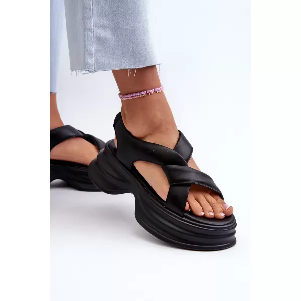  Damensandalen ZAZOO 2743 SCHWARZ 