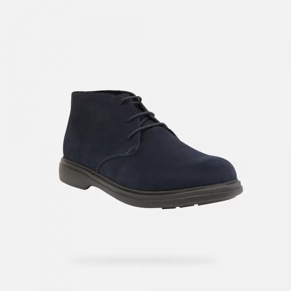  Herren-Stiefeletten GEOX OTTAVIO G006455 DUNKELBLAU 