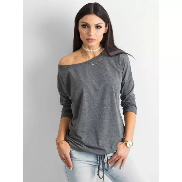  Damenbluse BASIC FEEL GOOD RV-BZ-4691.36P DUNKELGRAU 
