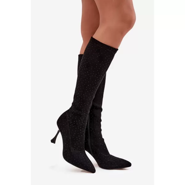  Damenstiefel D&A JC52-883 SCHWARZ 