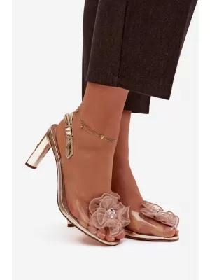 Damensandalen D&A MR52-236 GOLD