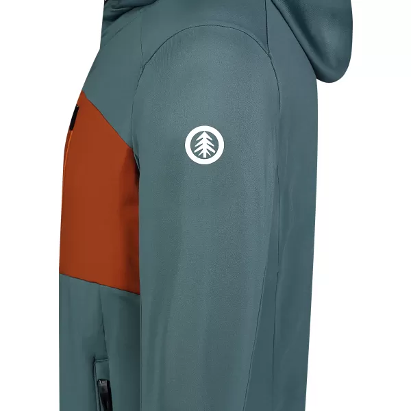  Powerfleece-Sweatshirt für Herren NORDBLANC BRACKEN NBWFM8286 DUNKELGRÜN 