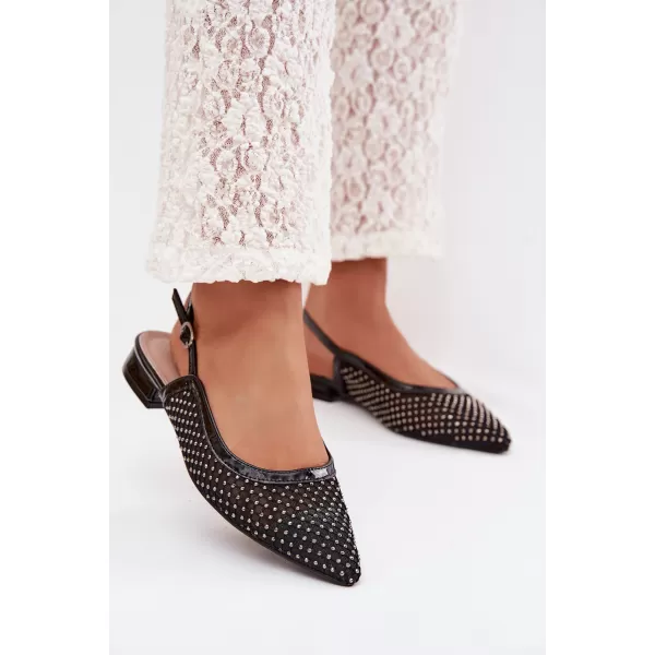  Ballerinas für Damen BOTO PATOU 42008 SCHWARZ 