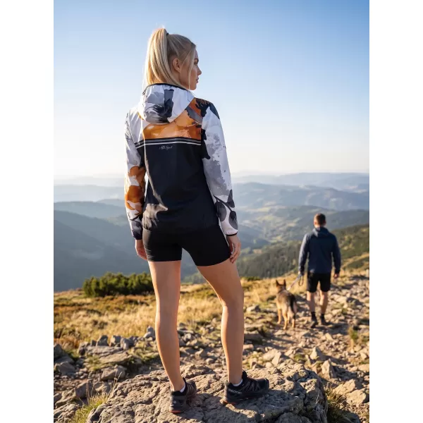  Premium-Softshelljacke für Damen ALTISPORT VOJ/ALW117JACK01 SCHWARZ/ORANGE 