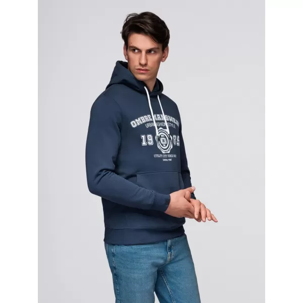  Herren-Sweatshirt OMBRE B1714 MARINEBLAU 