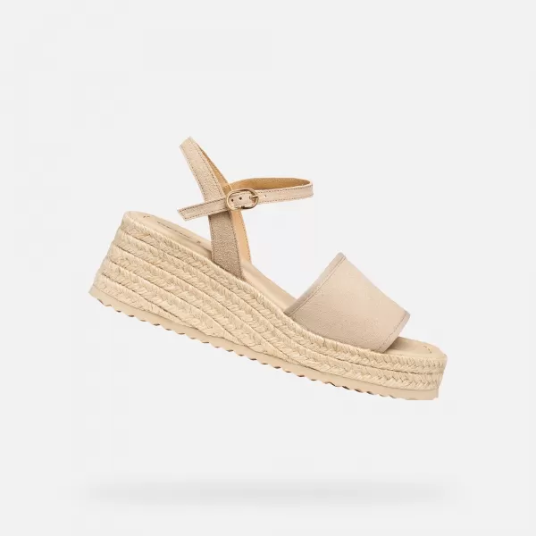  Damensandalen GEOX ALEMERIA G012887 BEIGE 