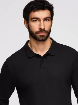 Herren-T-Shirt OMBRE OM-POBL-0162 SCHWARZ
