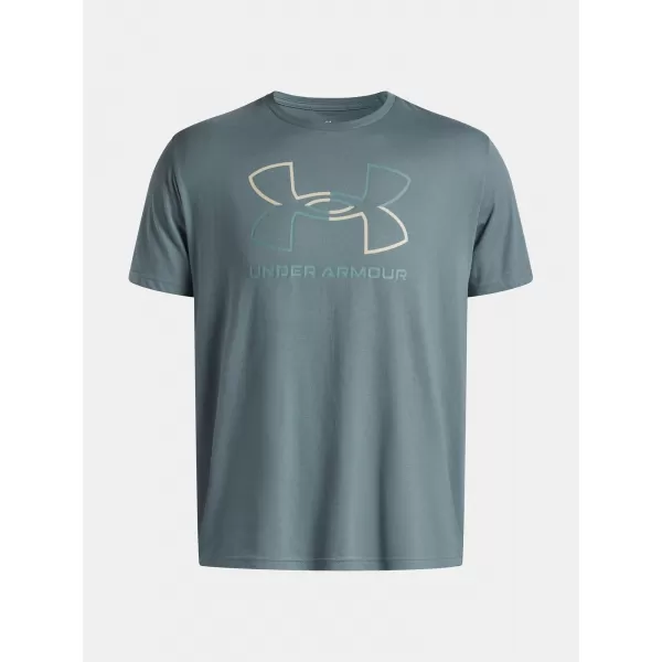  Herren-T-Shirt UNDER ARMOUR UA GL FOUNDATION UPDATE SS 1382915-587 BLAU 