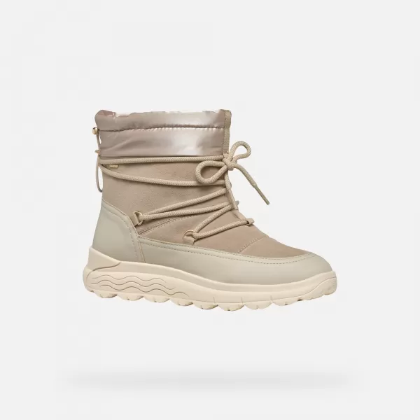  Damen-Stiefeletten GEOX SPHERICA 4X4 ABX G004652 BEIGE 
