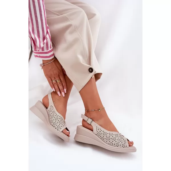  Damensandalen VINCEZA 41476 BEIGE 
