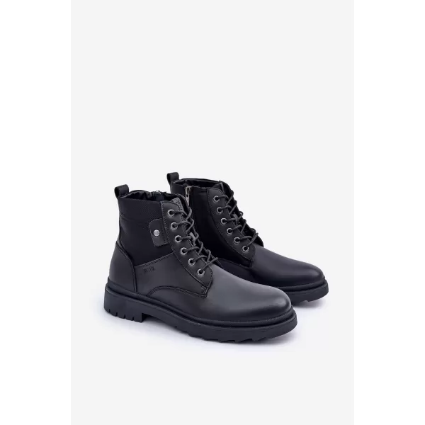  Herrenschuhe BIG STAR OO174166 SCHWARZ Big Star Shoes 