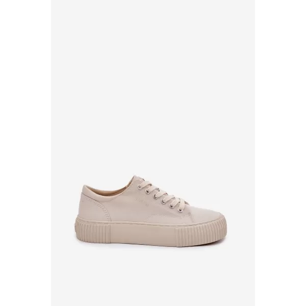  Damen-Sneaker BIG STAR RR274407 BEIGE Big Star Shoes 