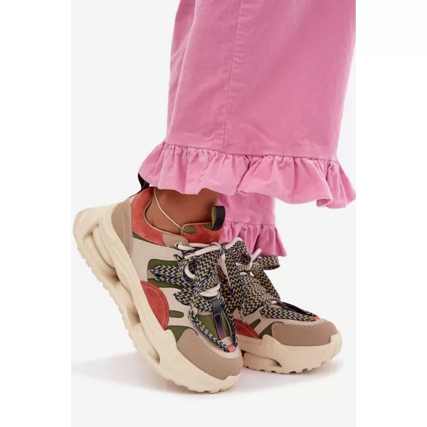  Damen-Sneaker D&A CR61-3133 BEIGE 