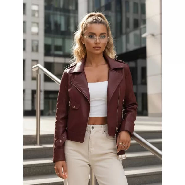  Damenjacke DSTREET TY5649 BURGUND 