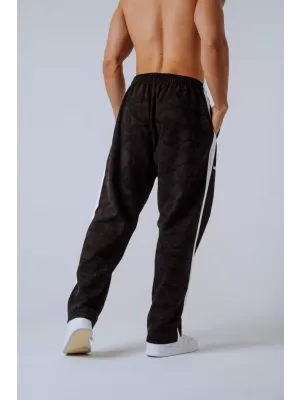 Jogginghose mit entspannter Passform POWER 904 DARK BROWN CAMO Nebbia