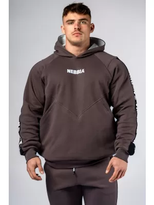 Kapuzenpullover HERO 300 BROWN Nebbia