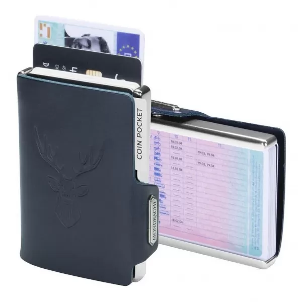  Geldbörse MONDRAGHI Silhouette Classic Deer BLAU 