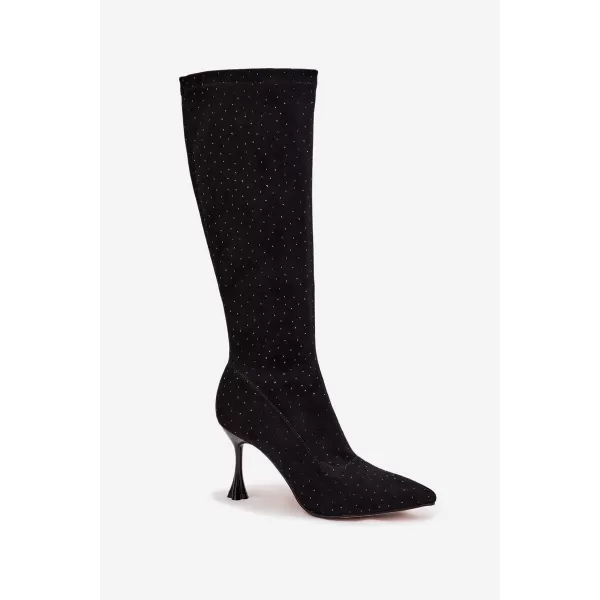  Damenstiefel D&A JC52-883 SCHWARZ 