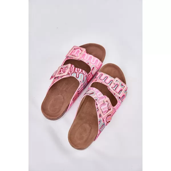  Damenhausschuhe S.BARSKI RB51-006 ROSA 