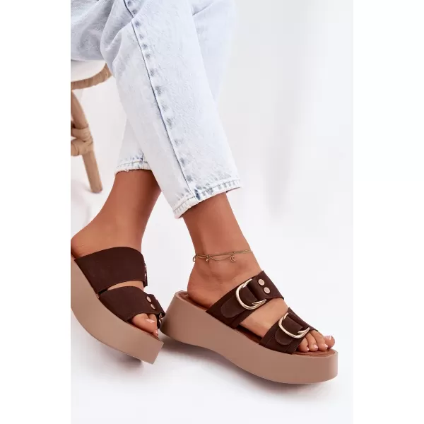  Damensandalen BOTO NELIRAE 42057 KAFFEE 