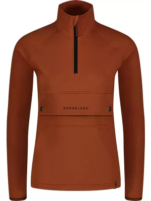 Damen-Sweatshirt NORDBLANC INEFFABLE NBSLS8226 BRAUN