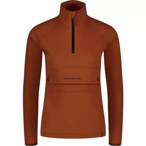  Damen-Sweatshirt NORDBLANC INEFFABLE NBSLS8226 BRAUN 