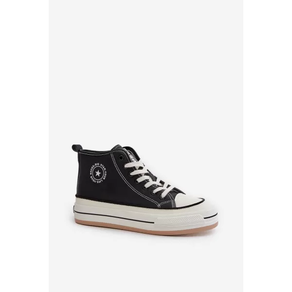  Damen-Sneaker BIG STAR OO274062 SCHWARZ Big Star Shoes 