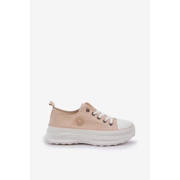  Damen-Sneaker BIG STAR NN274127 BEIGE Big Star Shoes 