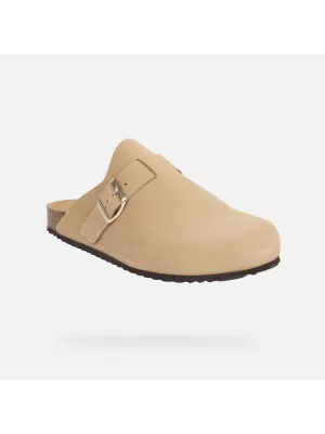 Damenhausschuhe GEOX BRIONIA G013083 BEIGE