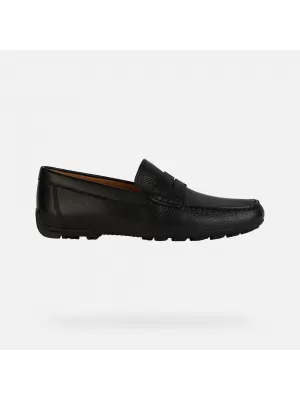 Herrenmokassins GEOX KOSMOPOLIS + GRIP G002600 SCHWARZ